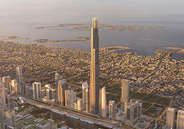 The 725-m Burj Azizi will be the world’s second tallest tower upon completion in 2028.